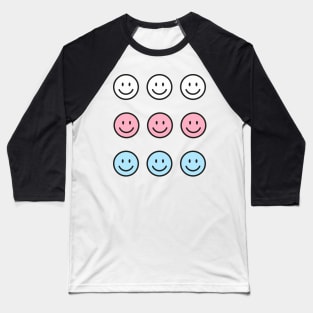 Pastel emoji sticker pack Baseball T-Shirt